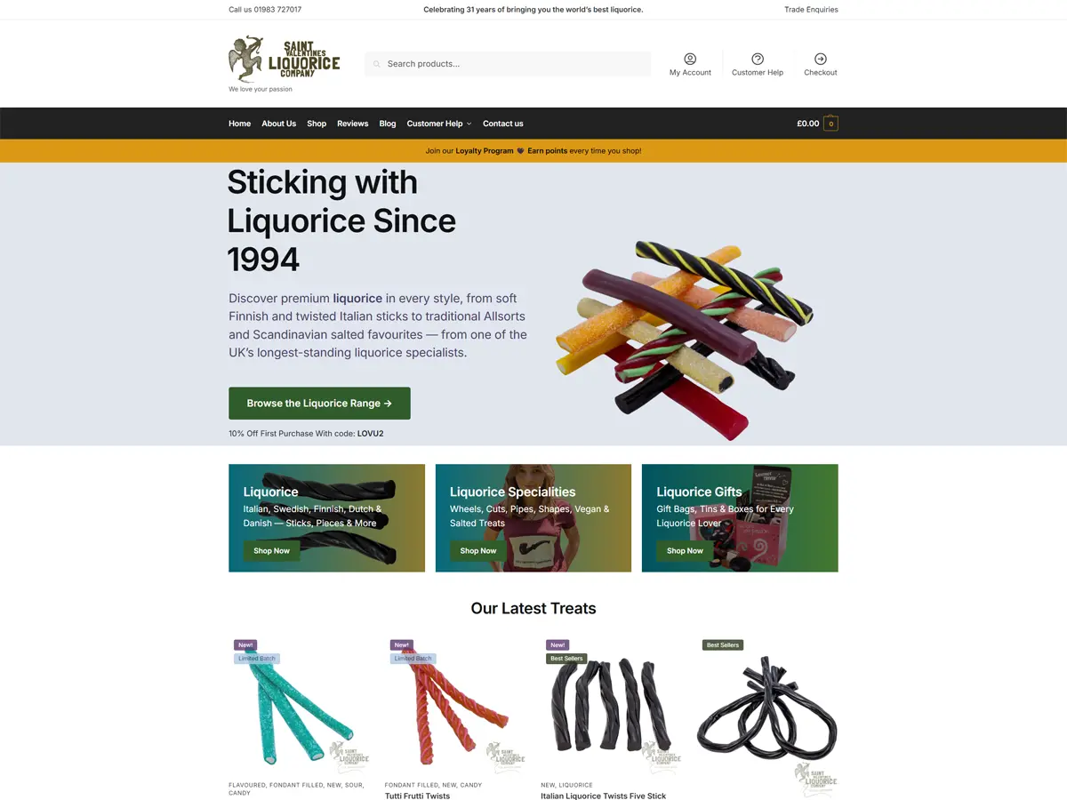 saint valentines liquorice company website 